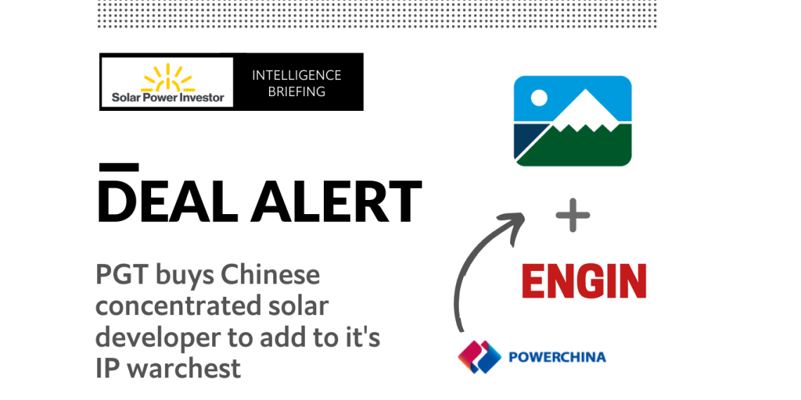 Pacific Green Technologies buys Chinese Concentrated Solar Power developer to add to its IP strongbox - Logo